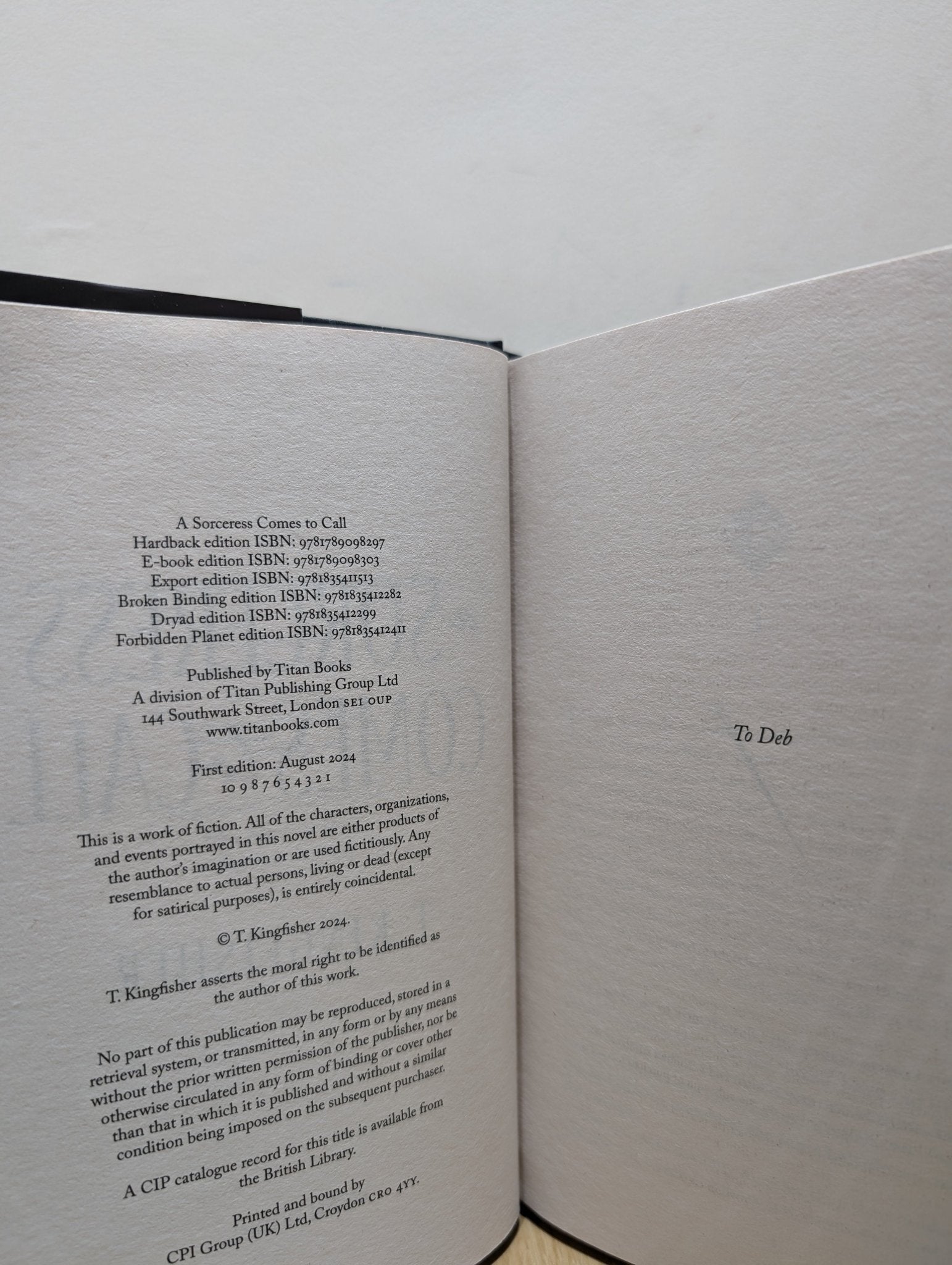 A Sorceress Comes to Call by T. Kingfisher (First Edition) - Fialta Books