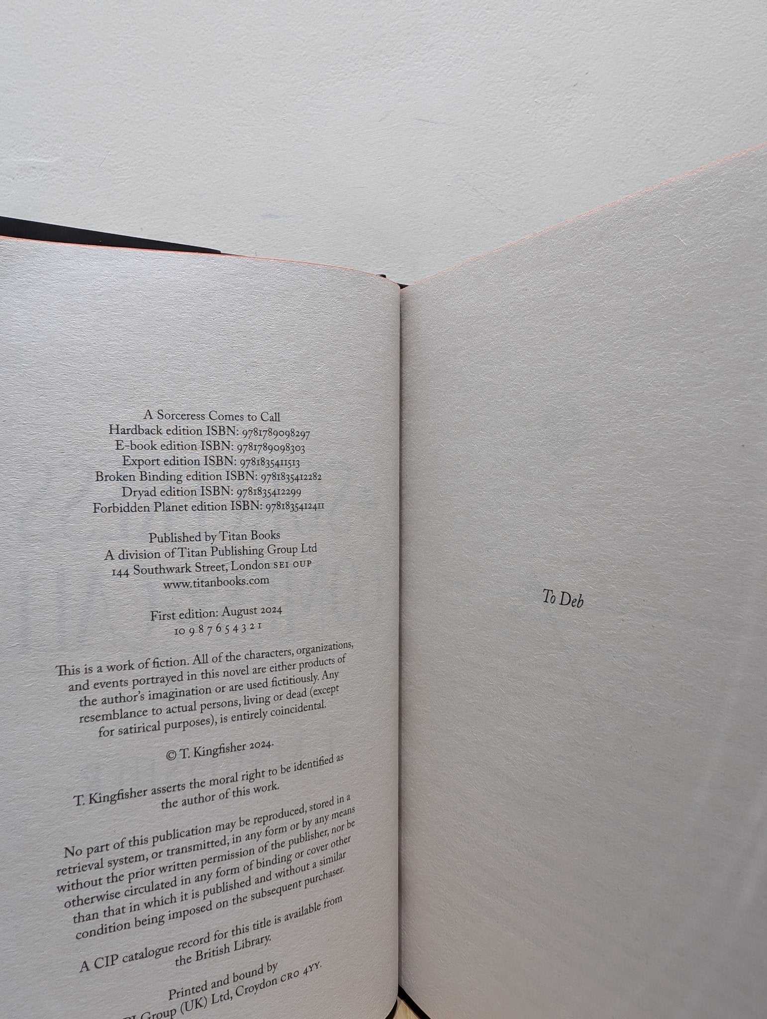 A Sorceress Comes to Call by T. Kingfisher (First Edition with sprayed edges) - Fialta Books