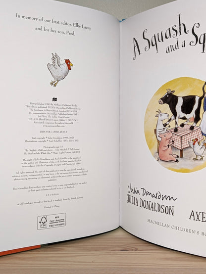 A Squash and a Squeeze by Julia Donaldson (Signed Edition) - Fialta Books
