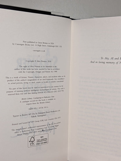 A Stranger in Corfu by Alex Preston (Signed First Edition) - Fialta Books