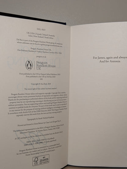 A Study in Drowning; A Theory of Dreaming by Ava Reid (First Edition with sprayed edges) - Fialta Books