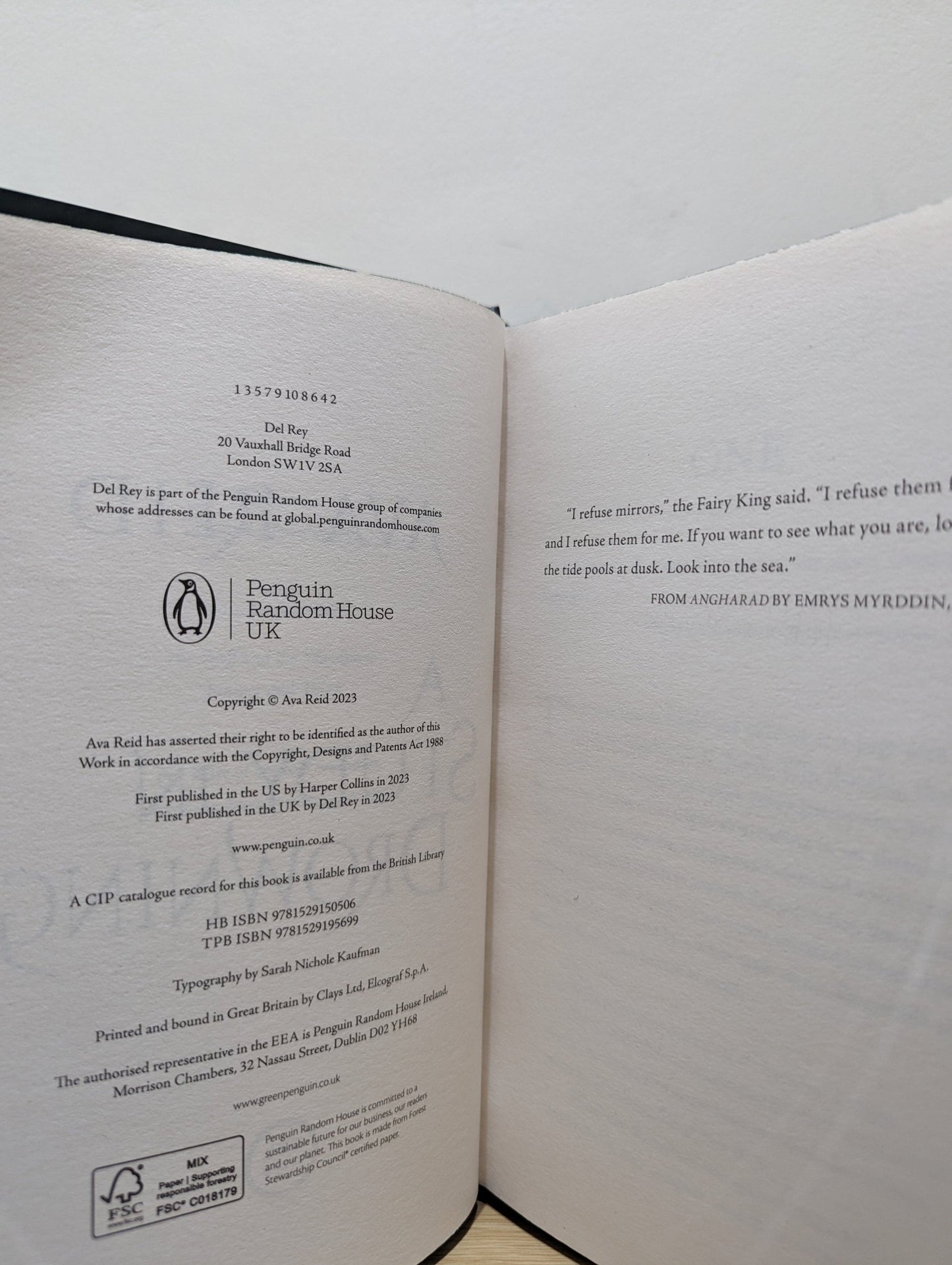 A Study in Drowning by Ava Reid (First Edition with sprayed edges) - Fialta Books