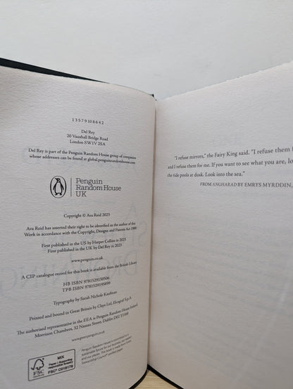A Study in Drowning by Ava Reid (First Edition with sprayed edges) - Fialta Books