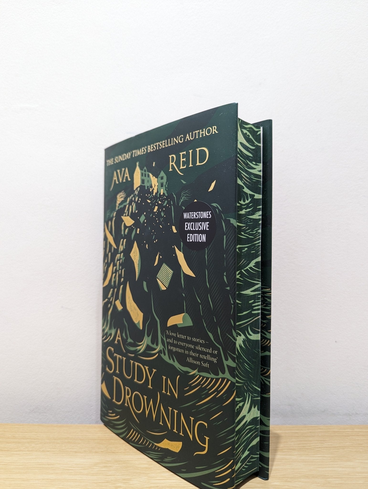 A Study in Drowning by Ava Reid (First Edition with sprayed edges) - Fialta Books