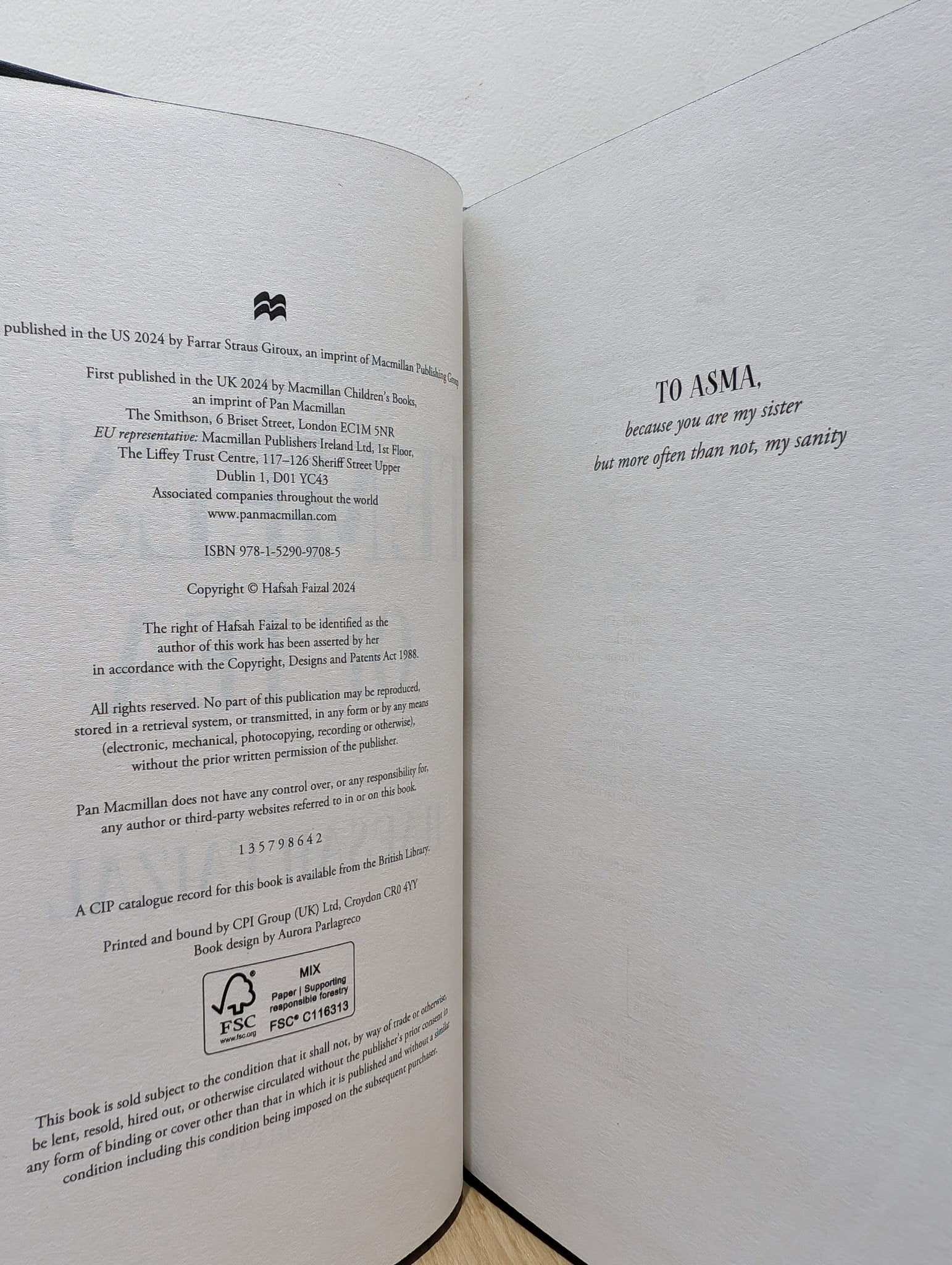 A Tempest of Tea by Hafsah Faizal (Signed First Edition with sprayed edges) - Fialta Books