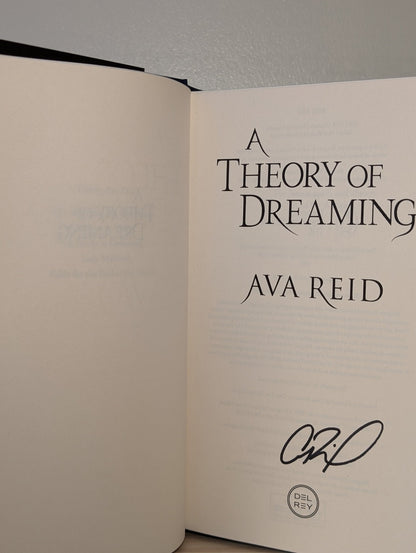 A Theory of Dreaming by Ava Reid (Signed First Edition with sprayed edges) - Fialta Books