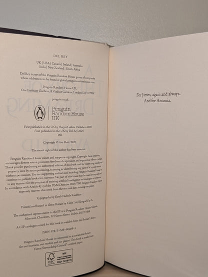 A Theory of Dreaming by Ava Reid (Signed Special Edition with sprayed edges) - Fialta Books