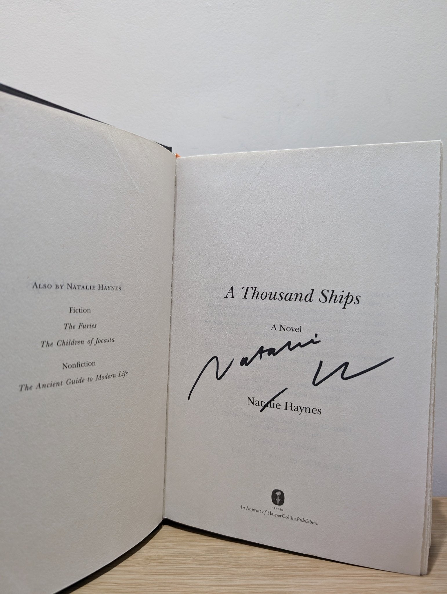 A Thousand Ships: A Novel by Natalie Haynes (Signed) - Fialta Books