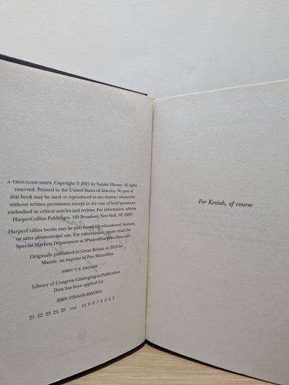 A Thousand Ships: A Novel by Natalie Haynes (Signed) - Fialta Books