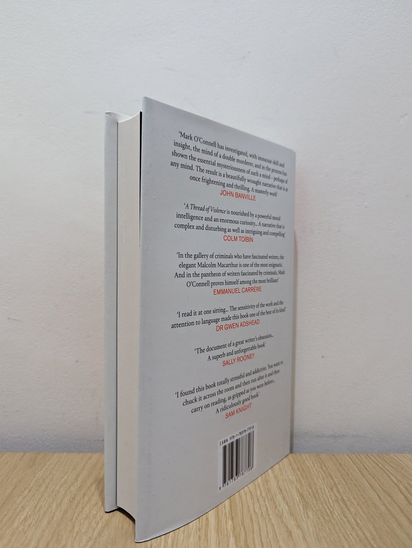 A Thread of Violence: A Story of Truth, Invention, and Murder by Mark O'Connell (First Edition) - Fialta Books