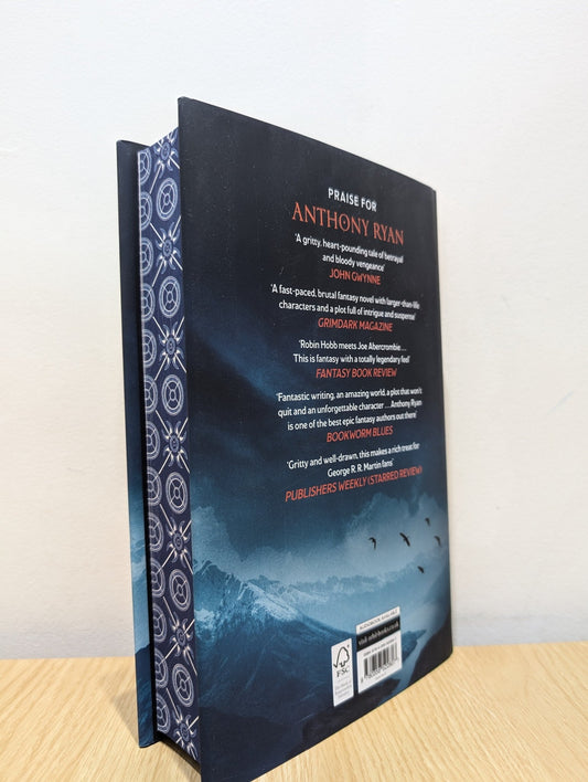 A Tide of Black Steel by Anthony Ryan (Signed First Edition with sprayed edges) - Fialta Books