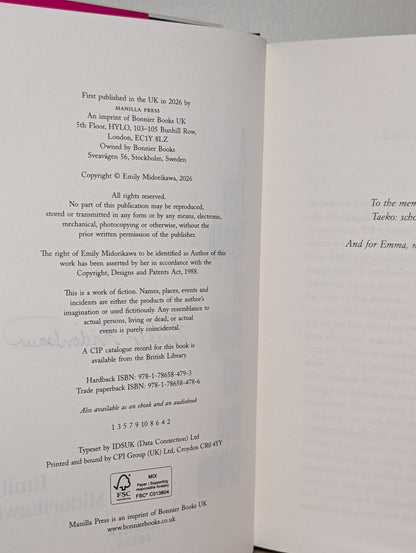 A Tiny Speck of Black and Then Nothing by Emily Midorikawa (Signed First Edition) - Fialta Books