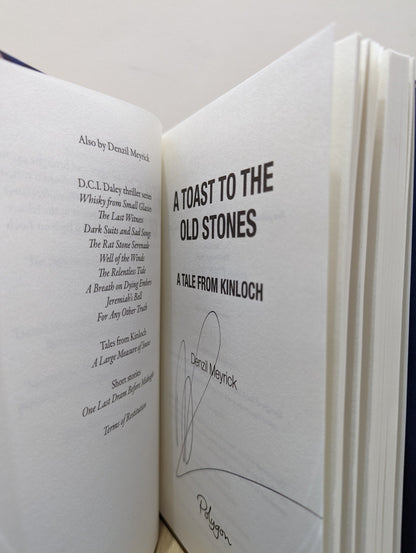 A Toast to the Old Stones by Denzil Meyrick (Signed First Edition) - Fialta Books