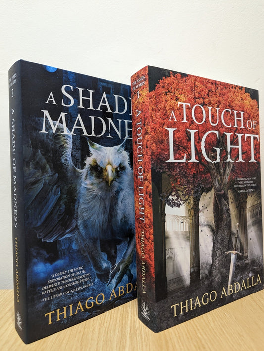 A Touch of Light; A Shade of Madness: The Ashes of Avarin Book 1 - 2 by Thiago Abdalla (Signed Lined) - Fialta Books