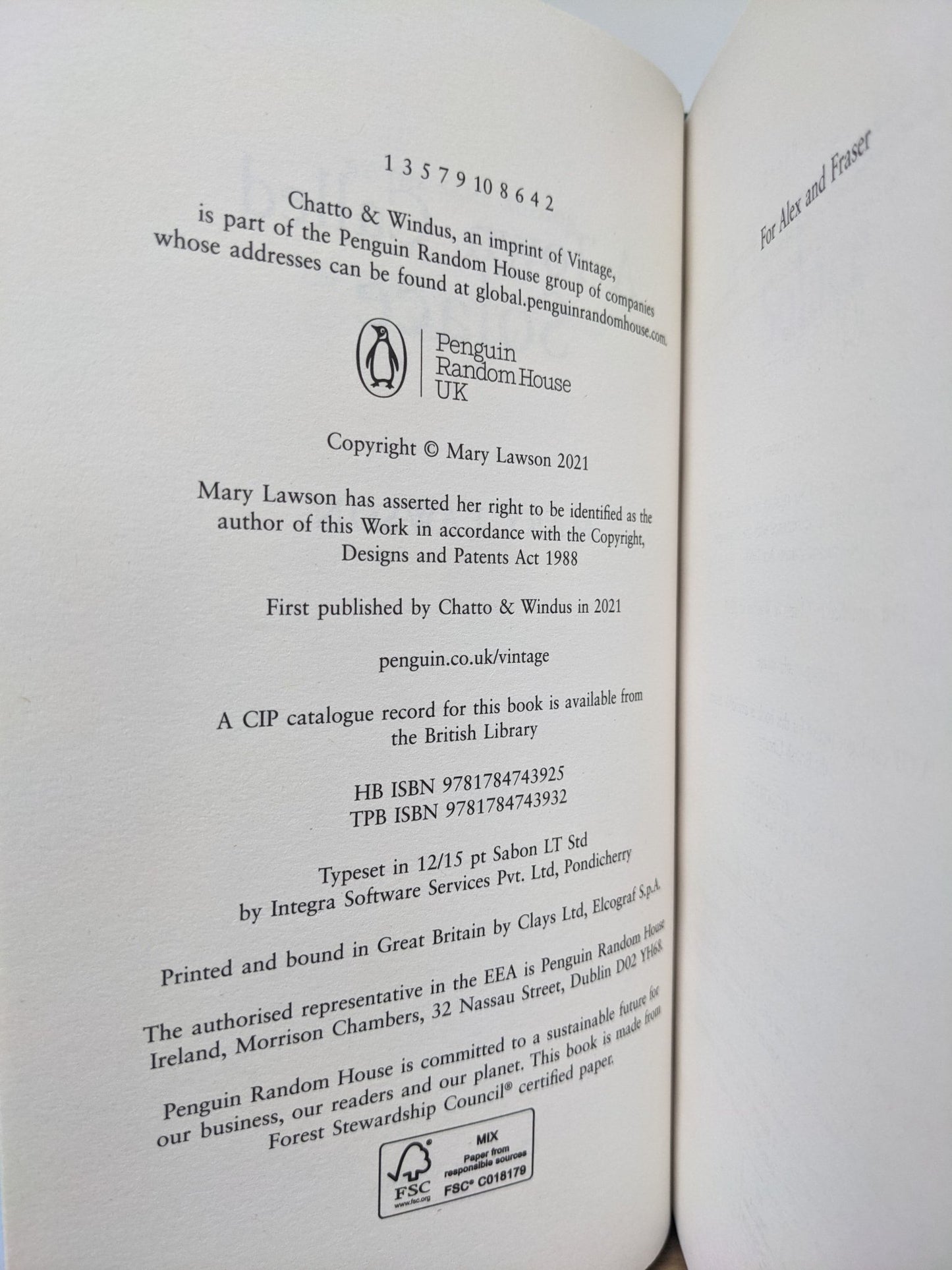 A Town Called Solace by Mary Lawson (First Edition) - Fialta Books