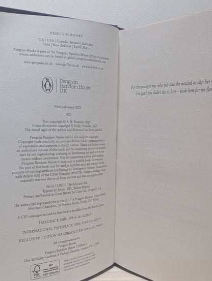 A Treachery of Swans by A. B. Poranek (First Edition with sprayed edges) - Fialta Books