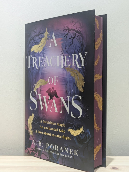 A Treachery of Swans by A. B. Poranek (First Edition with sprayed edges) - Fialta Books