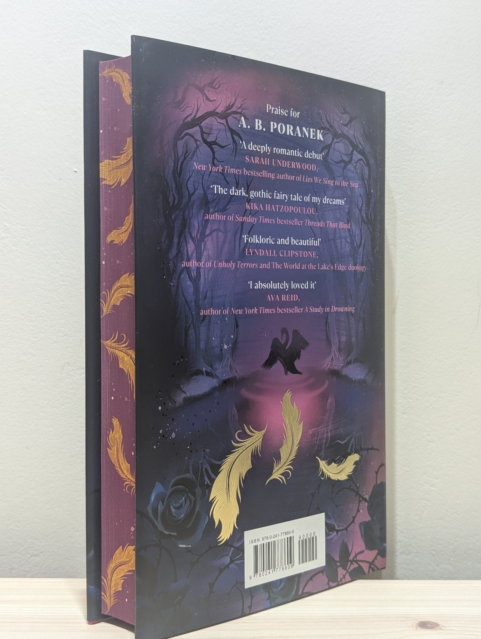 A Treachery of Swans by A. B. Poranek (First Edition with sprayed edges) - Fialta Books
