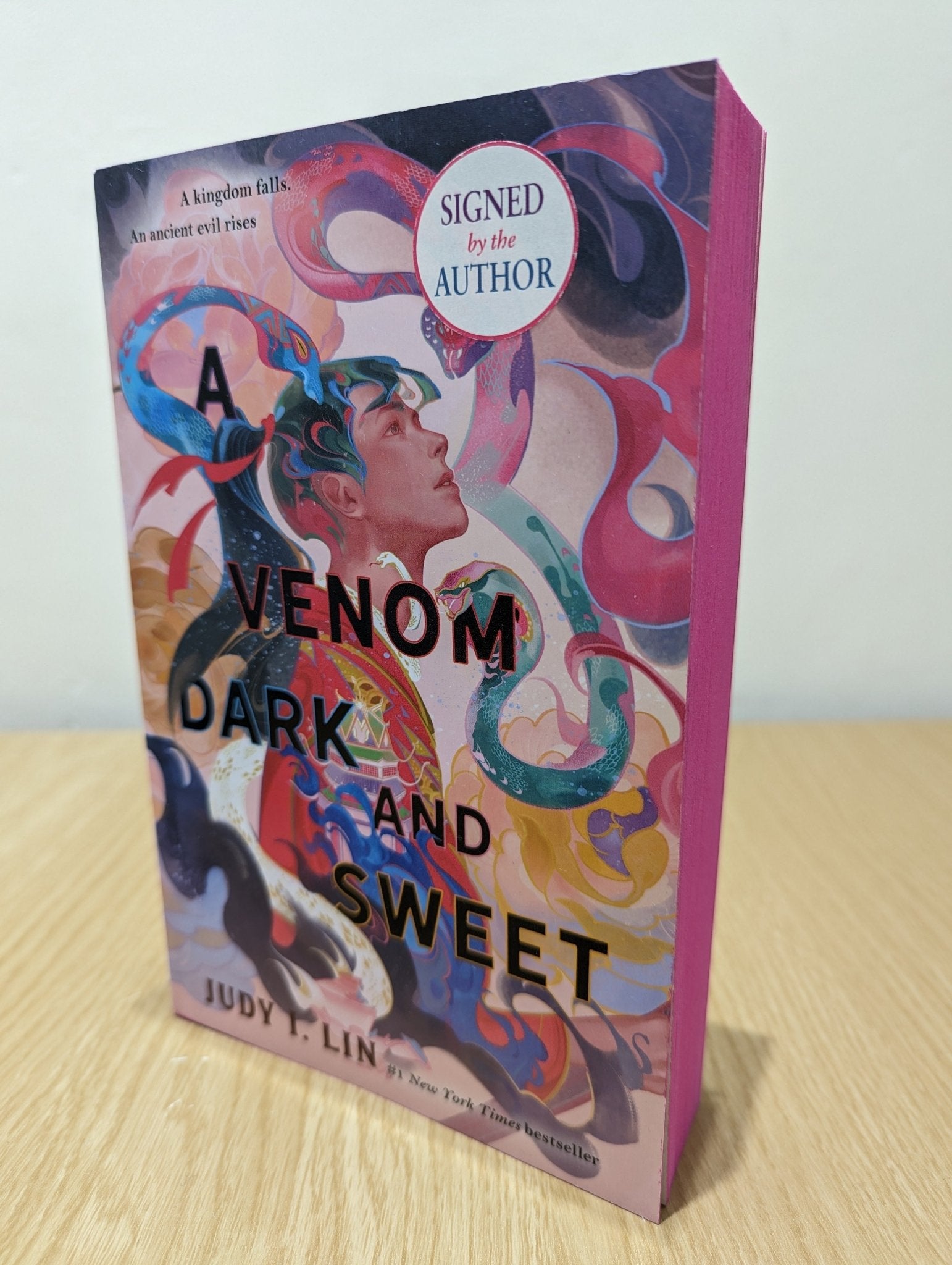 A Venom Dark and Sweet: The Book of Tea 2 by Judy I. Lin (Signed First Edition with sprayed edges) - Fialta Books