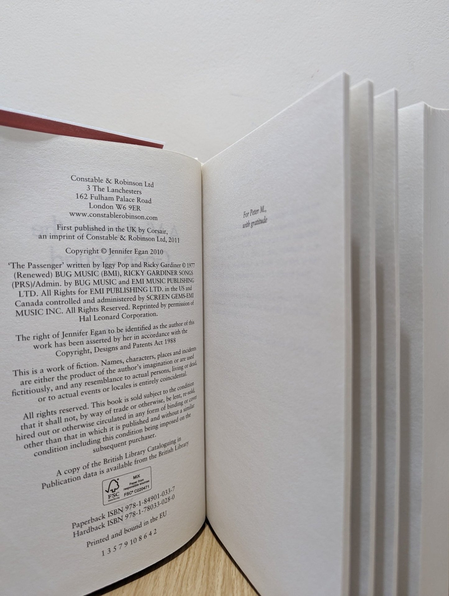 A Visit from the Goon Squad by Jennifer Egan (First Edition) - Fialta Books