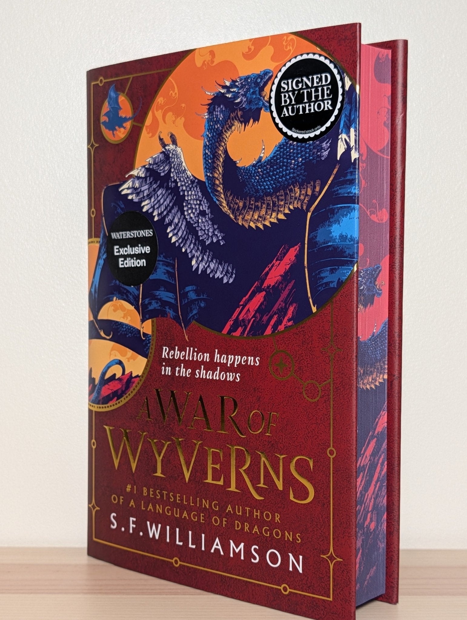 A War of Wyverns by S. F. Williamson (Signed with sprayed edges) - Fialta Books