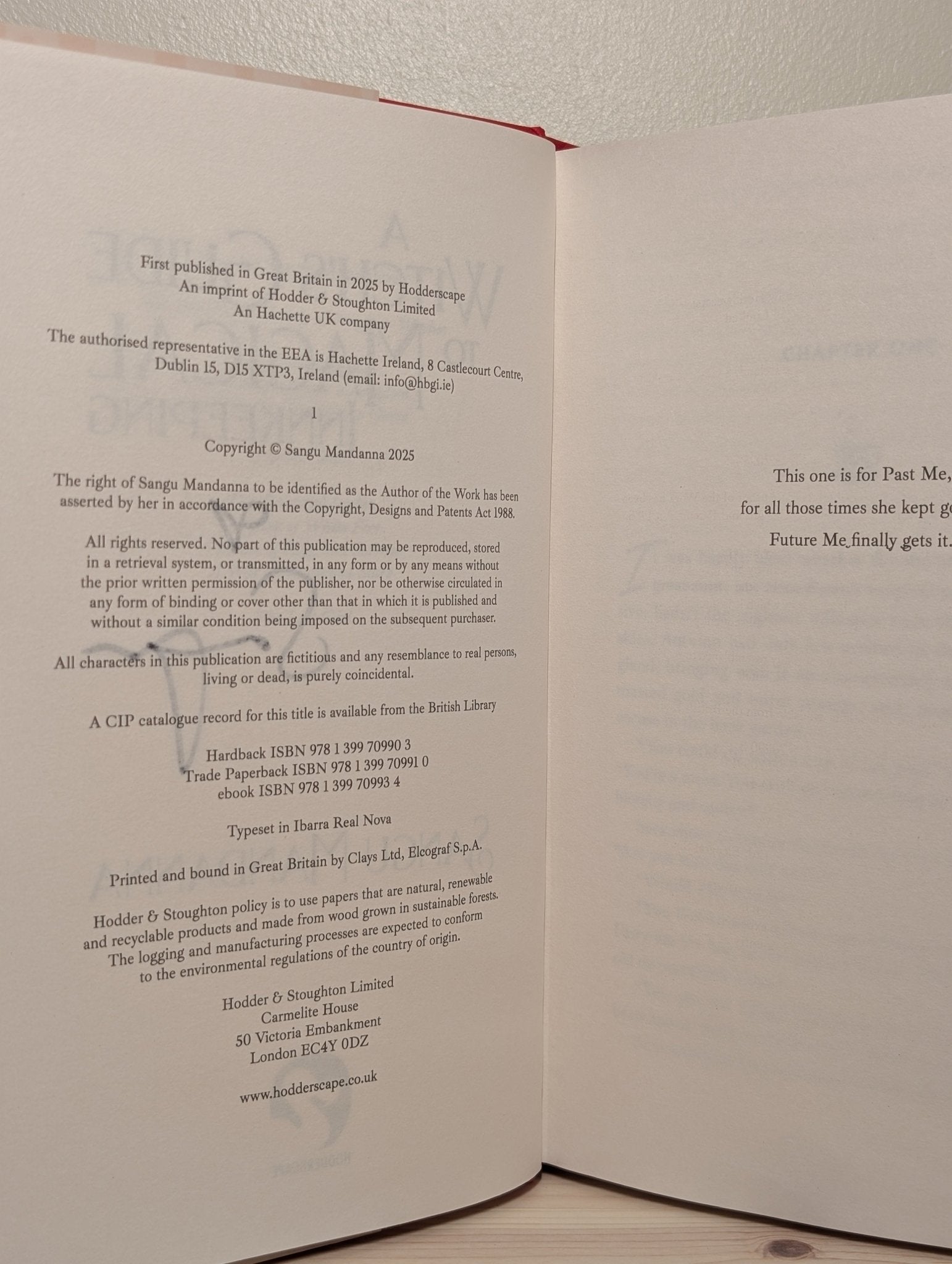A Witch's Guide to Magical Innkeeping by Sangu Mandanna (Signed First Edition) - Fialta Books