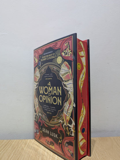 A Woman of Opinion by Sean Lusk (Signed Numbered First Edition with sprayed edges) - Fialta Books