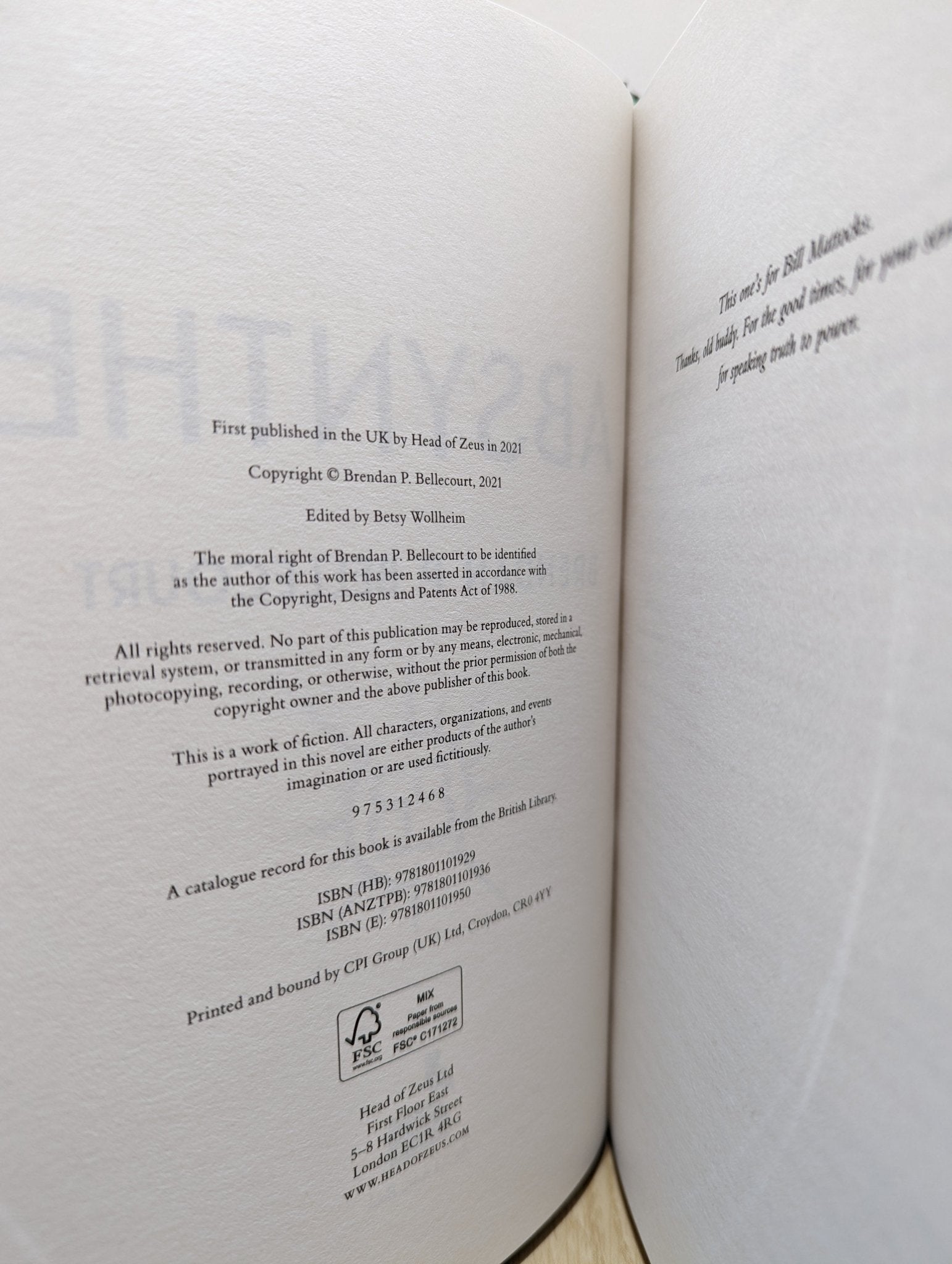 Absynthe by Brendan P. Bellecourt (Signed First Edition) - Fialta Books