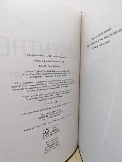 Absynthe by Brendan P. Bellecourt (Signed First Edition) - Fialta Books