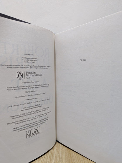 Act of Oblivion by Robert Harris (Signed First Edition) - Fialta Books