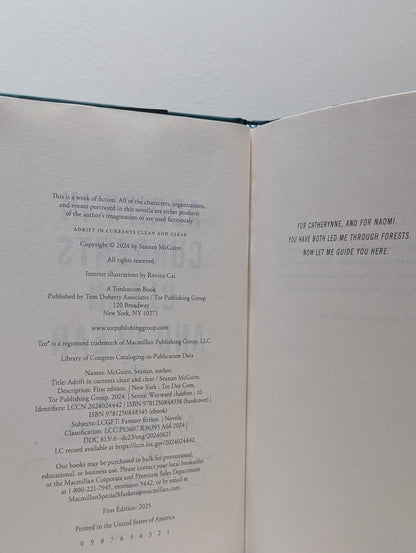 Adrift in Currents Clean and Clear: Wayward Children 10 by Seanan McGuire (Signed First Edition) - Fialta Books