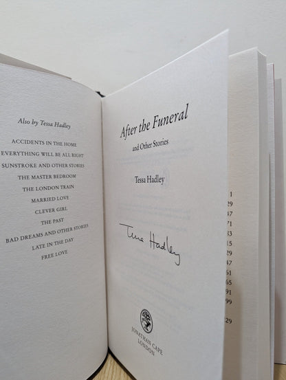 After the Funeral by Tessa Hadley (Signed First Edition) - Fialta Books