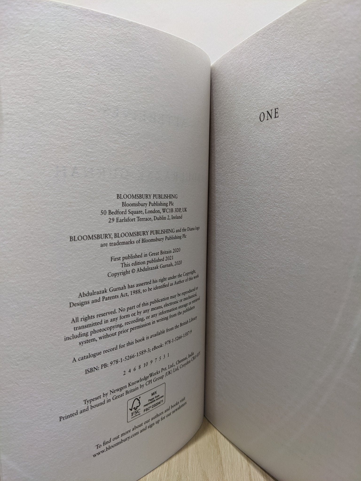 Afterlives by Abdulrazak Gurnah - Fialta Books