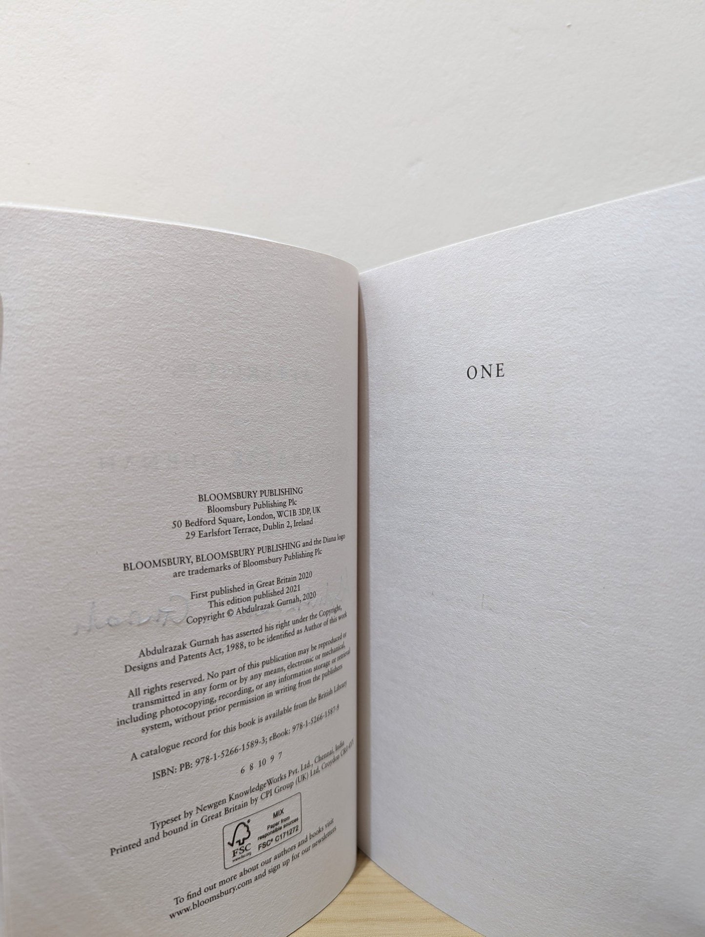 Afterlives by Abdulrazak Gurnah (Signed) - Fialta Books