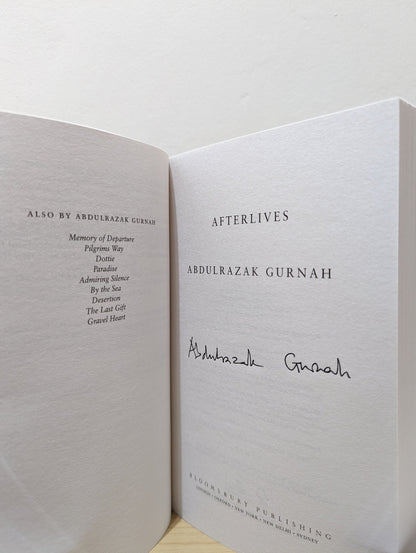 Afterlives by Abdulrazak Gurnah (Signed) - Fialta Books