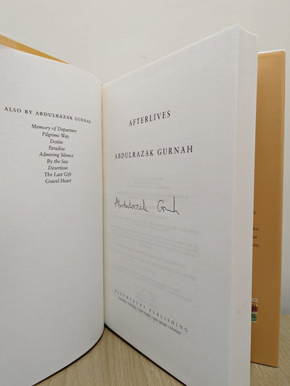 Afterlives by Abdulrazak Gurnah (Signed First Edition) - Fialta Books