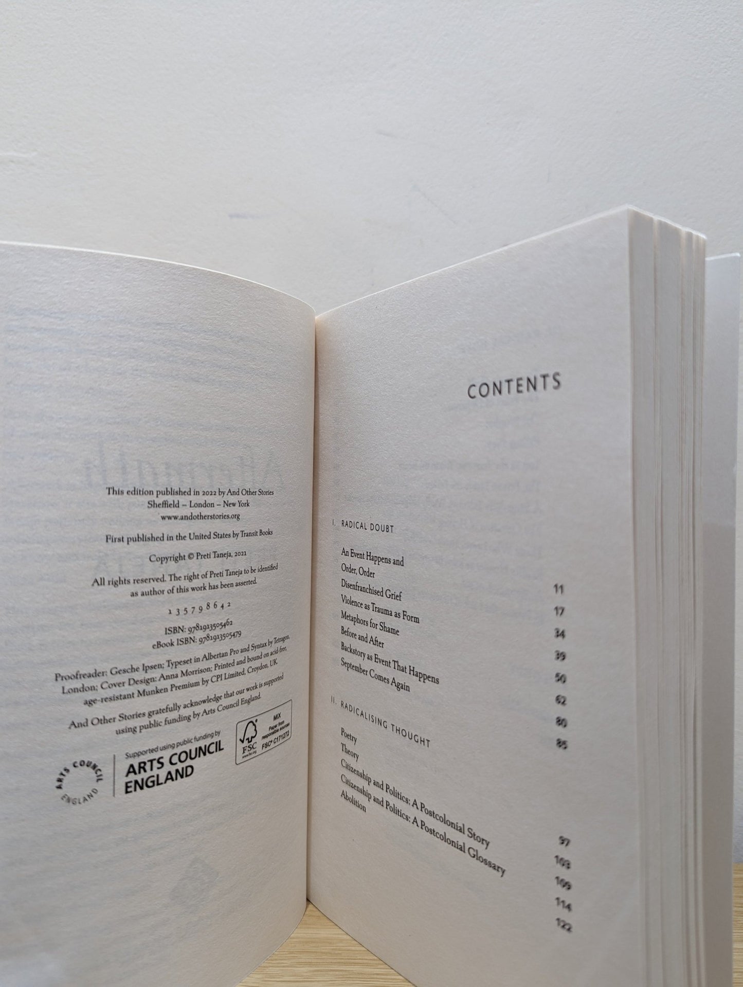 Aftermath by Preti Taneja (First Edition) - Fialta Books