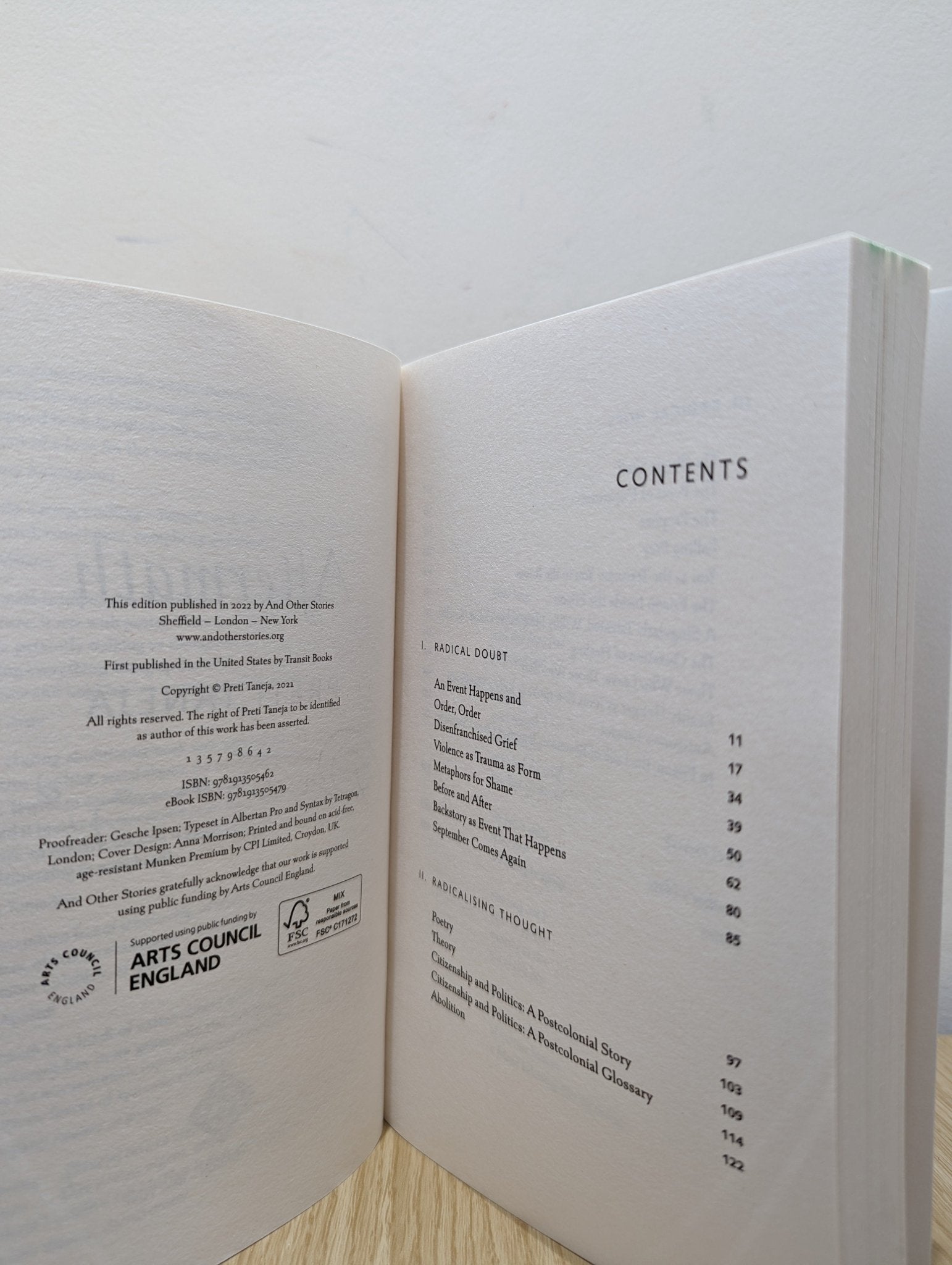 Aftermath by Preti Taneja (Signed First Edition) - Fialta Books