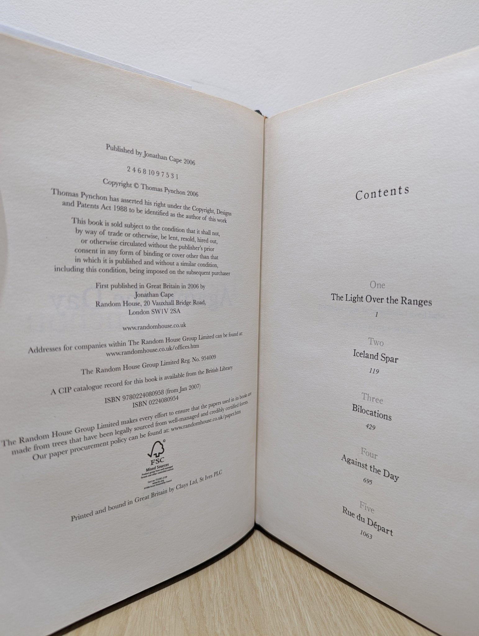 Against the Day by Thomas Pynchon (First Edition) - Fialta Books