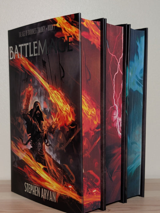 Age of Darkness Trilogy: Battlemage; Bloodmage; Chaosmage by Stephen Aryan (Signed) - Fialta Books
