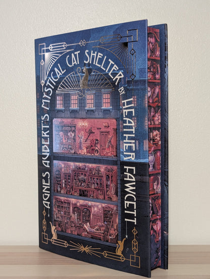 Agnes Aubert's Mystical Cat Shelter by Heather Fawcett (Signed Special Edition with sprayed edges) - Fialta Books
