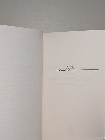 Air by Christian Kracht (Signed First Edition) - Fialta Books