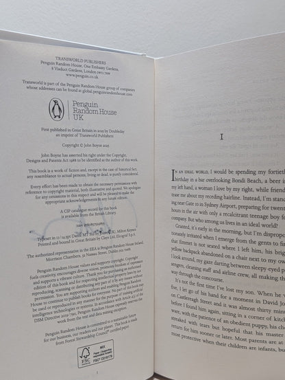 Air by John Boyne (Signed First Edition) - Fialta Books