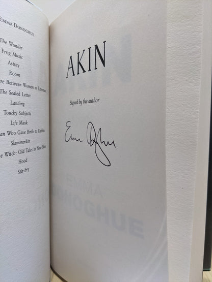 Akin by Emma Donoghue (Signed First Edition) - Fialta Books