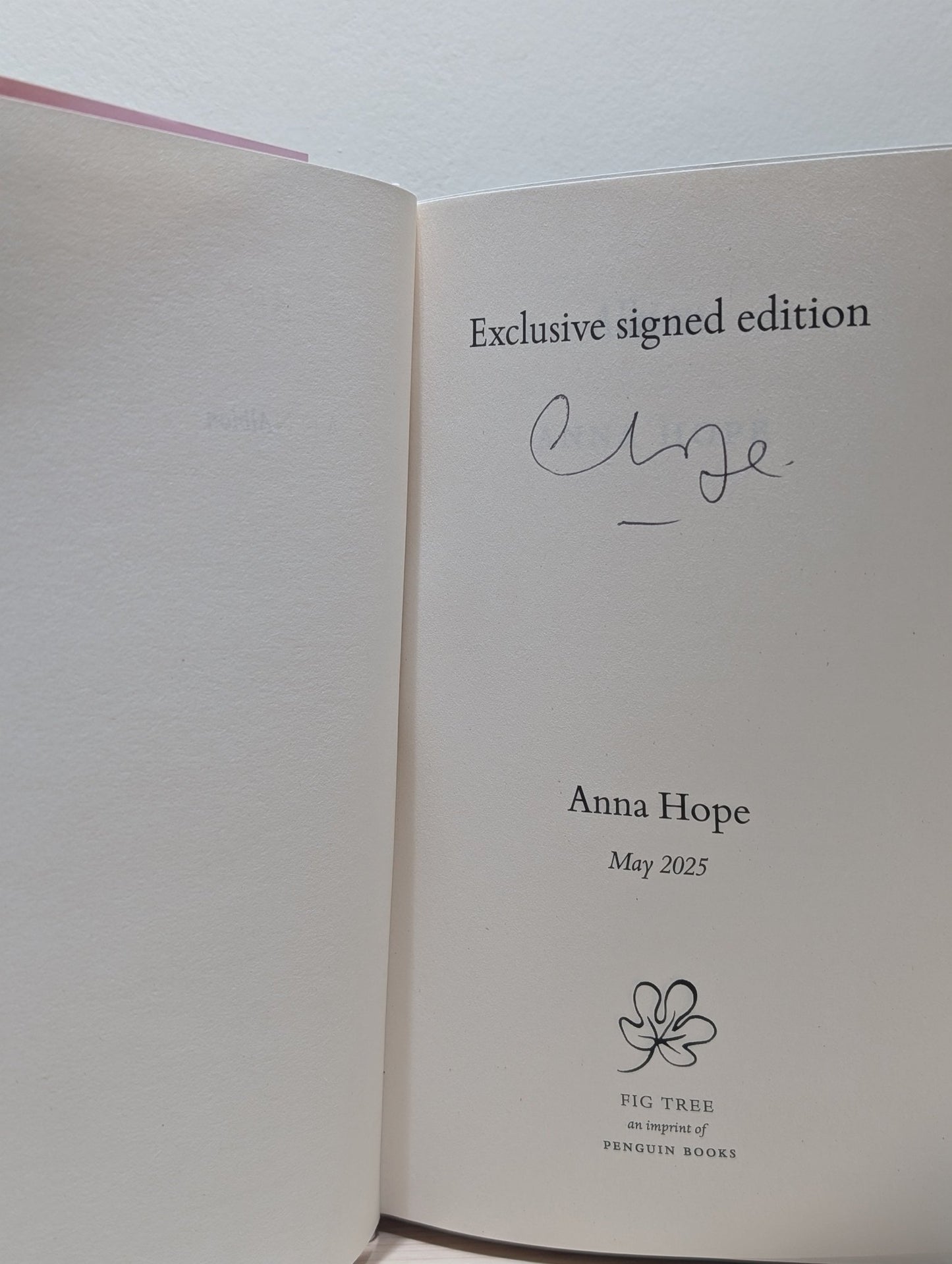 Albion by Anna Hope (Signed First Edition) - Fialta Books