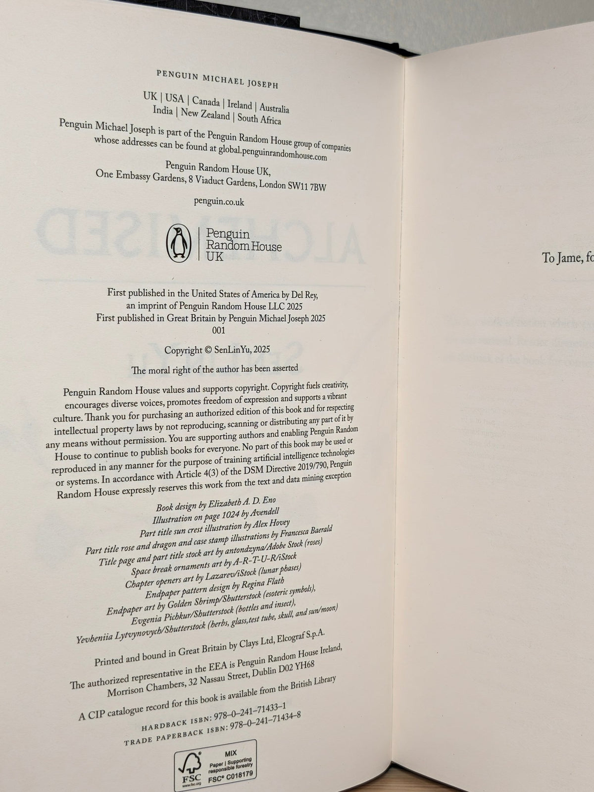 Alchemised by SenLinYu (Signed) - Fialta Books