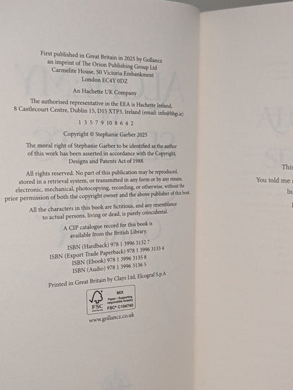 Alchemy of Secrets by Stephanie Garber (Signed Numbered with sprayed edges) - Fialta Books