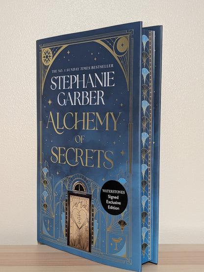 Alchemy of Secrets by Stephanie Garber (Signed with sprayed edges and key cover) - Fialta Books