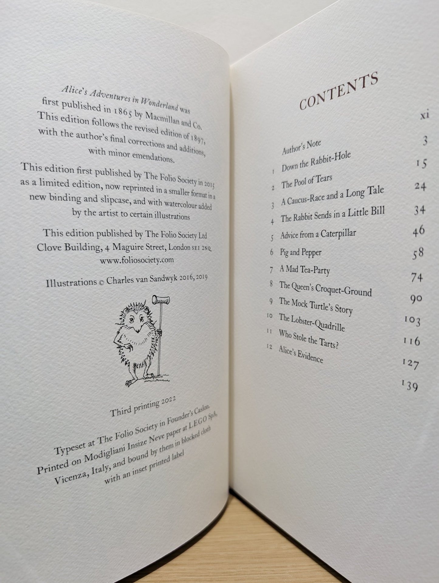 Alice in Wonderland by Lewis Carroll (Signed by Illustrator Folio Edition) - Fialta Books