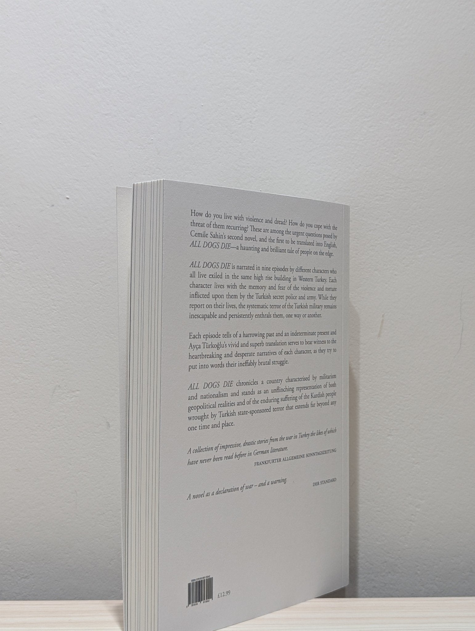 All Dogs Die by Cemile Sahin (Signed First Edition) - Fialta Books